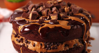 Peanut Butter Cookie Dough Cake