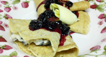 Good Morning Blueberry Crêpes